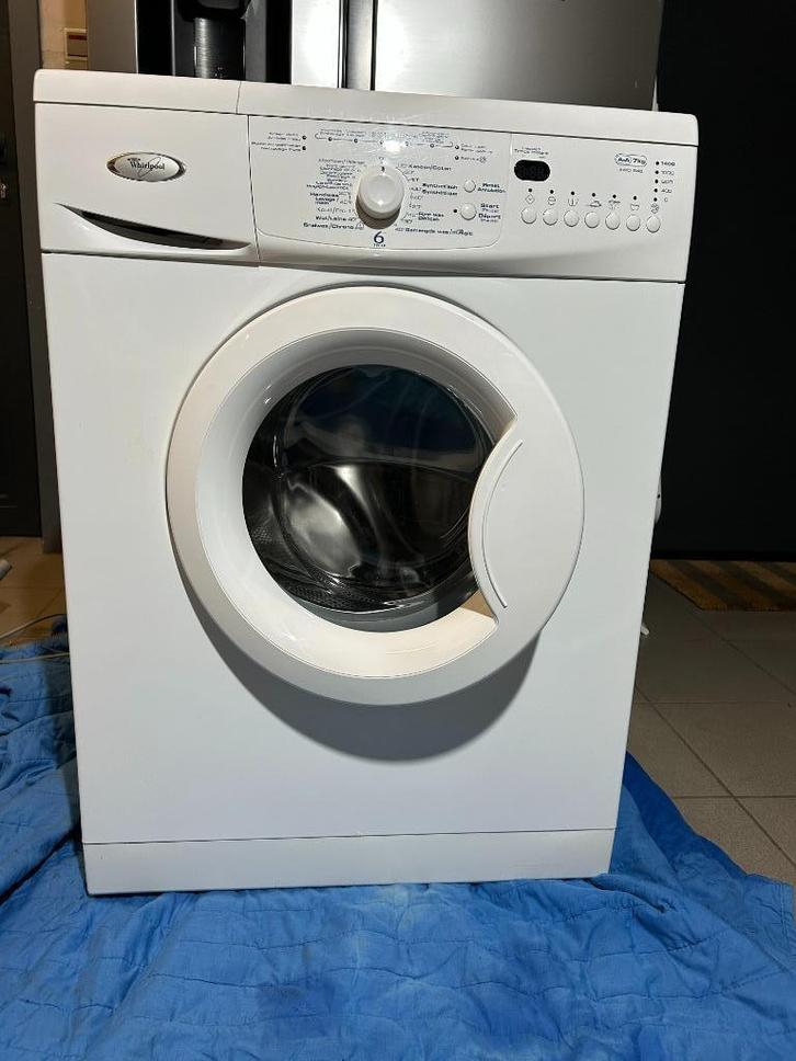 Whirlpool Wasmachine 7 kg – 1400 t/min – Werkt perfect+handl, Elektronische apparatuur, Wasmachines, Gebruikt, Voorlader, 6 tot 8 kg