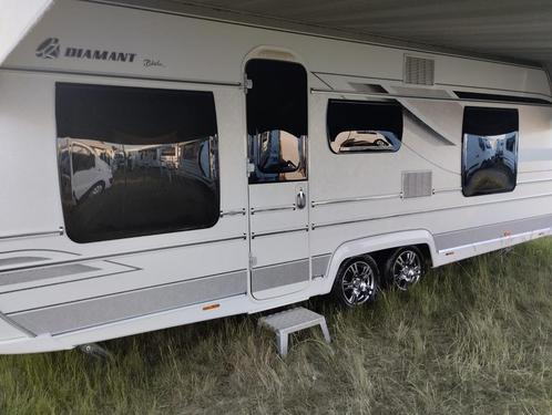 Fendt diamant black 590, Caravans en Kamperen, Caravans, Particulier, tot en met 4, Overige, Fendt, Frans bed, Douche, Ophalen