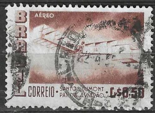 Brazilie 1962 - Yvert 72PA - Alberto Santos-Dumont (ST), Timbres & Monnaies, Timbres | Amérique, Affranchi, Envoi