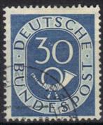 Duitsland Bundespost 1951-1952 - Yvert 18 - Posthoorn (ST), Postzegels en Munten, Postzegels | Europa | Duitsland, Verzenden, Gestempeld