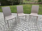 Drie beige stoelen, Huis en Inrichting, Ophalen, Gebruikt, Drie