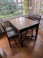 Antieke tafel met 6 stoelen, Huis en Inrichting, Ophalen