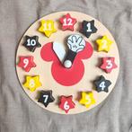 Mickey Mouse houten klok, Ophalen, Zo goed als nieuw, Van hout