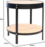 Table basse ronde avec horloge | LIVRAISON GRATUITE, Neuf, HOME DECO FACTORY, -, -
