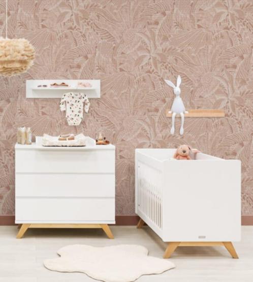 Babybed Bopita, Kinderen en Baby's, Kinderkamer | Bedden, Zo goed als nieuw, Minder dan 140 cm, Minder dan 70 cm, Lattenbodem