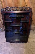 Aziatische wandvitrinekast / 70 x 44 x 9.5 cm, Ophalen, Zo goed als nieuw