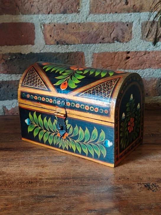 Decoratie of sieraden kistje, Huis en Inrichting, Woonaccessoires | Kisten, Gebruikt, Ophalen of Verzenden