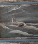 Schilderij Marine van 1909 door J. Strobbe, Ophalen