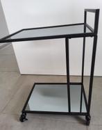 Tafeltje bijzettafel nachttafel/kastje, Ophalen, Metaal of Aluminium, Zo goed als nieuw, Modern