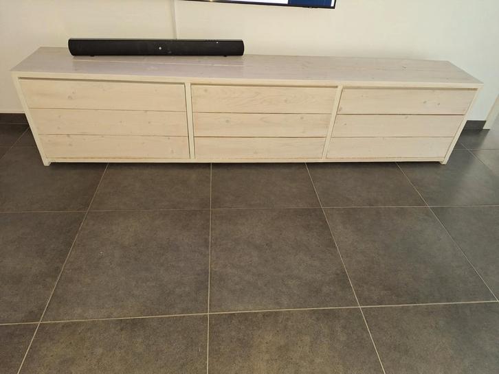 Te koop tv meubel/dressoir steigerhout, Huis en Inrichting, Kasten | Dressoirs, Gebruikt, Ophalen