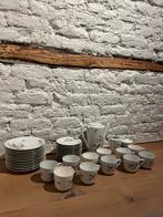Retro porselein servies 12-delig - Kahla, Ophalen, Zo goed als nieuw, Overige stijlen, Porselein
