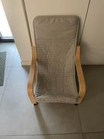 Ikea  POÄNG Kinderfauteuil, berkenfineer/Knisa lichtbeige, Kinderen en Baby's, Kinderkamer | Tafels en Stoelen, Ophalen, Zo goed als nieuw