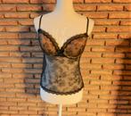 --(7) - nuisette femme t.38 noire -beige - sensuality -, Vêtements | Femmes, Sous-vêtements & Lingerie, Sensuality, Enlèvement ou Envoi