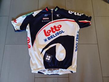 fiets shirt lotto belisol maat large beschikbaar voor biedingen