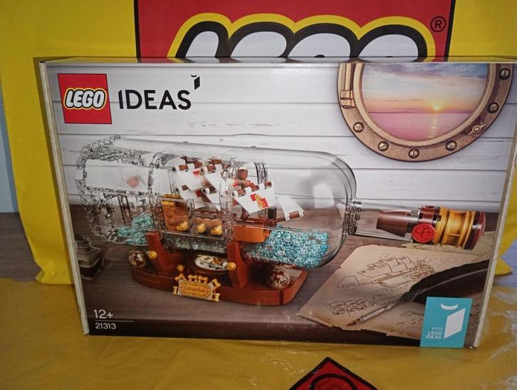LEGO - 21310 - Ship in a Bottle, Kinderen en Baby's, Speelgoed | Duplo en Lego, Nieuw, Lego, Complete set, Ophalen of Verzenden