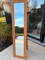 Teak staande spiegel verstelbaar, Utilisé, 50 à 75 cm, Rectangulaire, 150 à 200 cm