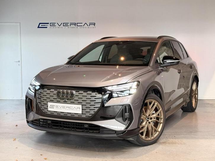 Audi Q4 e-tron 40 S-Line, Auto's, Audi, Bedrijf, Q4 e-tron, Elektrisch, Euro 6, SUV of Terreinwagen, 5 deurs, Automaat, Zilver of Grijs
