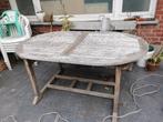 teak tuintafel, Ophalen, Gebruikt