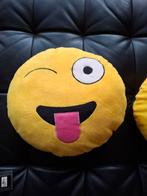 Zacjt emoji kussen knipoog, Ophalen of Verzenden