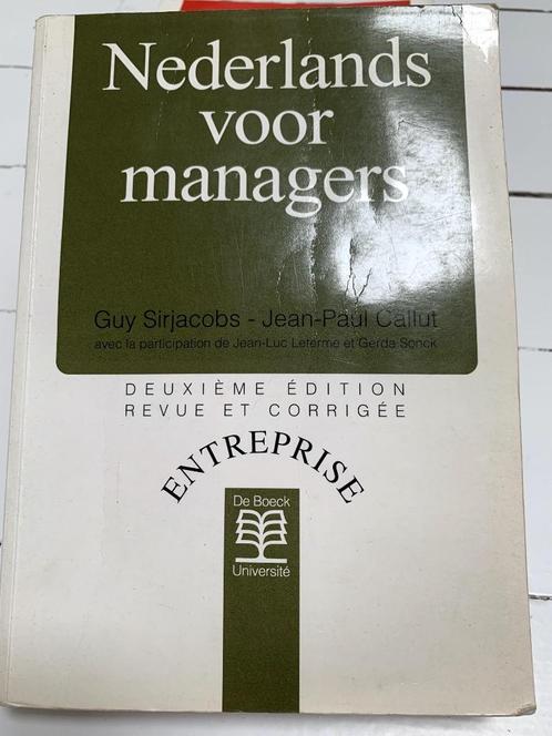 Livre "Nederlands voor managers", Boeken, Studieboeken en Cursussen, Gelezen, Ophalen