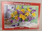 Puzzel Castorland - bloemen 1000 stukjes, Hobby en Vrije tijd, Denksport en Puzzels, Ophalen, 500 t/m 1500 stukjes, Zo goed als nieuw