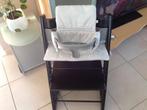 complete Stokke kinderstoel Tripp Trapp zwart met grijze Bab, Ophalen of Verzenden, Zo goed als nieuw