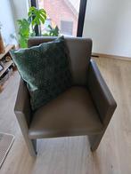 Zetel/Stoel (met wieltjes), Huis en Inrichting, Stoelen, Ophalen, Overige kleuren, Leer, Zo goed als nieuw