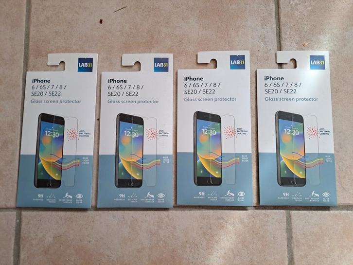 Beschermglaasjes/Screen Protectors voor iPhone 6, 7, 8, SE, Telecommunicatie, Mobiele telefoons | Hoesjes en Screenprotectors | Apple iPhone