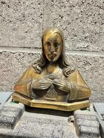 Buste van het Heilig Hart van Jezus/Maagd Maria, Antiek en Kunst, Antiek | Religieuze voorwerpen, Ophalen