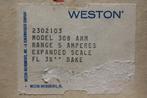 5A weston paneelmeter model 308 typenr 2302103, Ophalen of Verzenden, Nieuw