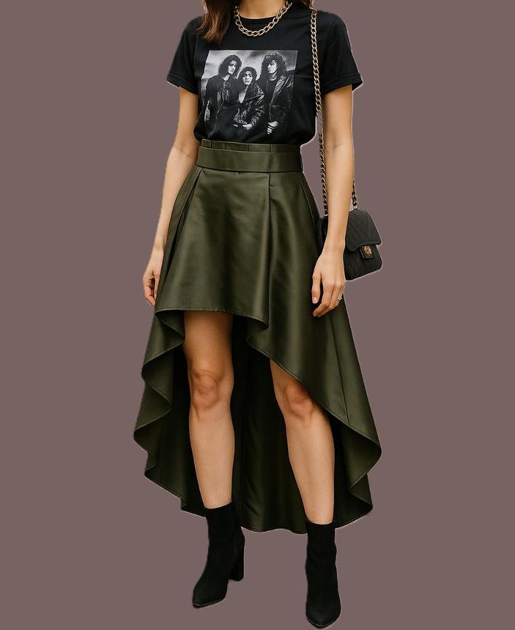 Asymmetrische maxi-rok Imperial maat 36, Kleding | Dames, Rokken, Gedragen, Maat 36 (S), Overige kleuren, Boven de knie, Ophalen of Verzenden