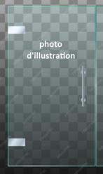 Porte intérieure verre, poignées, charnières..., Bricolage & Construction, Fenêtres & Moustiquaires, Enlèvement, 80 à 100 cm, 200 à 215 cm