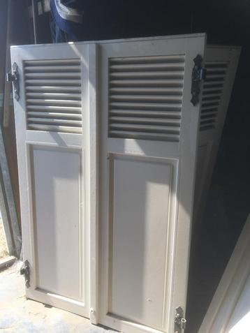 volets en bois, Enlèvement, Blanc