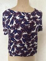 Blouse met palmblaadjes