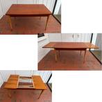 Table rallonge scandinave vintage, Jardin & Terrasse, Enlèvement, Utilisé, Rectangulaire, Bois