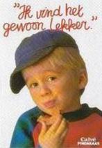 Prentkaart Calvé pindakaas - 'Ik vind het gewoon lekker, Ophalen of Verzenden, Nieuw