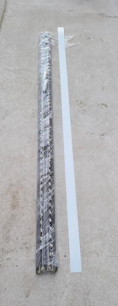 Louverdrape lamellen wit, Huis en Inrichting, Stoffering | Gordijnen en Lamellen, Zo goed als nieuw, 200 cm of meer, 150 tot 200 cm