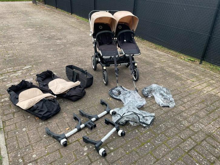 Bugaboo Donkey Twin duowagen, Kinderen en Baby's, Kinderwagens en Combinaties, Gebruikt, Combiwagen, Bugaboo, Duowagen, Ophalen