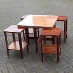 Table et tabourets Art Déco vintage années 1930's, Antiquités & Art, Enlèvement