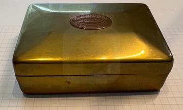 Boîte à tabac Holland America Line 1905 -1932 en cuivre