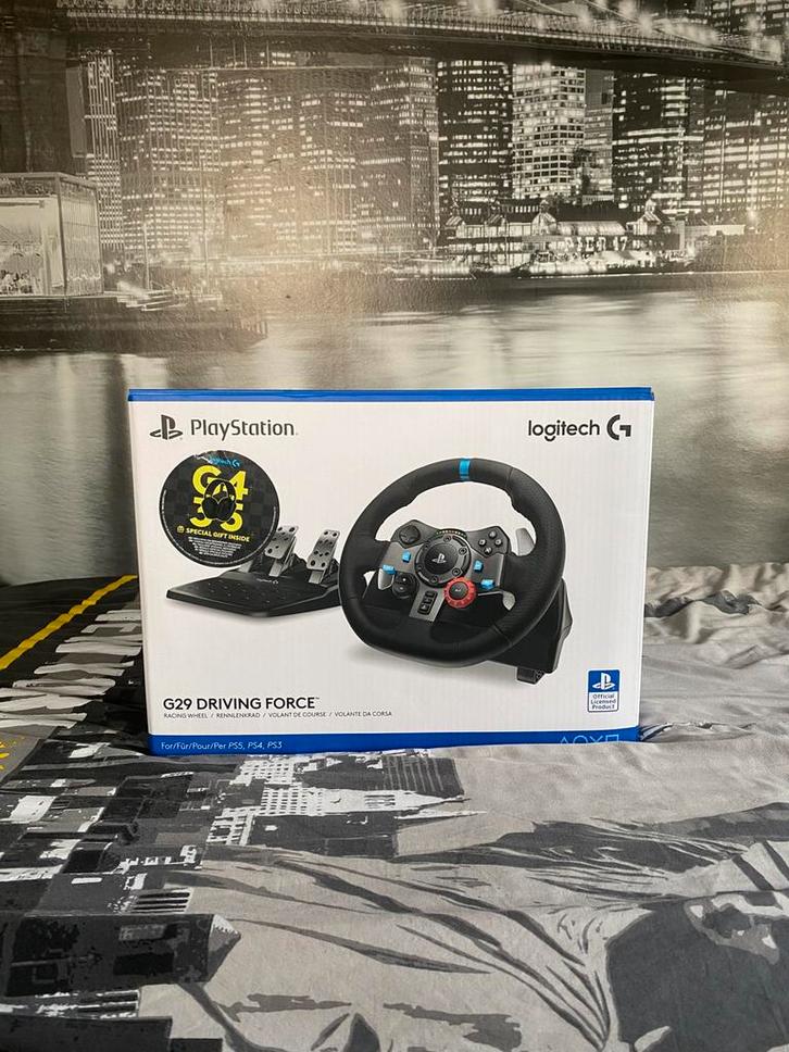 Logitech G29 stuurwiel | Zo goed als nieuw, Games en Spelcomputers, Spelcomputers | Sony Consoles | Accessoires, PlayStation 3