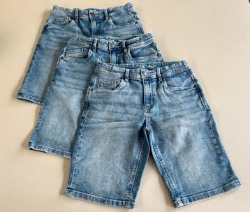 Setje van 3 jeans korte broeken C&A in maat 158 beschikbaar voor biedingen