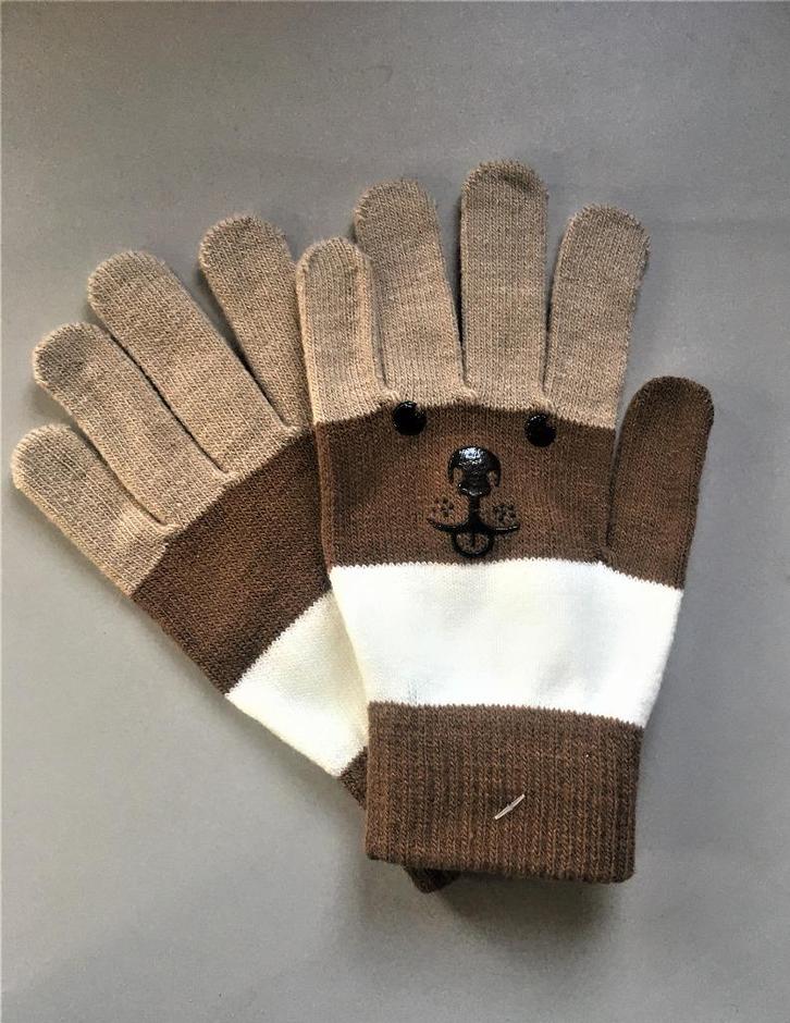 dunne wanten bruin-wit hondenmotief, Kleding | Dames, Mutsen, Sjaals en Handschoenen, Nieuw, Handschoenen, Ophalen of Verzenden