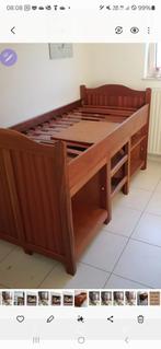 Bed hoogslaper, Ophalen, Gebruikt, Eenpersoons, Minder dan 160 cm