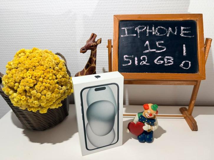iPhone 15 – 512GB – Zwart, Telecommunicatie, Mobiele telefoons | Apple iPhone, Gebruikt, 512 GB, Zonder abonnement, Zonder simlock