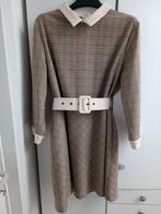 Geruit kleed met riem, Kleding | Dames, Ophalen, Maat 38/40 (M), Bruin, Boven de knie