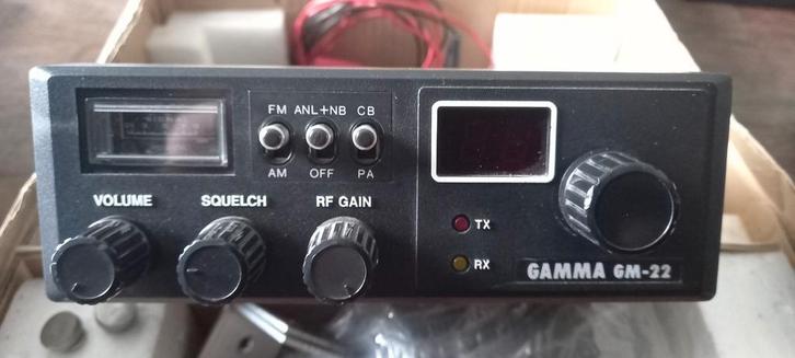 CB Gamma GM22 casi neuf complet, Télécoms, Émetteurs & Récepteurs, Comme neuf, Émetteur et Récepteur, Enlèvement ou Envoi