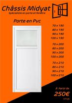 Porte de service Pvc Blanc Grand Stock Dispo 250€, Bricolage & Construction, Châssis & Portes coulissantes, Châssis de fenêtre