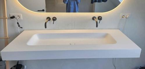 Balmani Lavabo Solid Surface 150 cm, Huis en Inrichting, Badkamer | Badkamermeubels, Zo goed als nieuw, Wasbak of Wastafel, Minder dan 100 cm