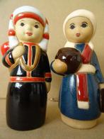 Curiosa aardewerk beeldjes Gom Viet fine art beeldjes 10cm, Ophalen of Verzenden, Zo goed als nieuw, Mens